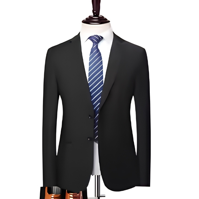  Blazer New Men's Fashion Business Solid Color British Style Professional Work Groom Wedding Dress